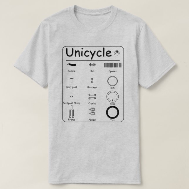 Camiseta Unicycle (Frente do Design)