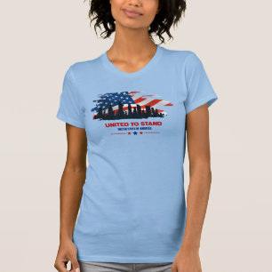 Camiseta Unida para Stand Ajustado fino feminino