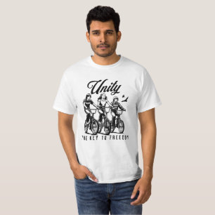 Camiseta Unidade: A Chave da Liberdade.