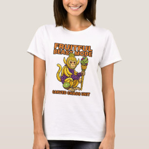 Camiseta Unidade Caótica Talhada em Modo Fera Frutífero