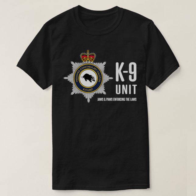 CAMISETA UNIDADE CONSTABULÁRIA MIDSÔNICA K9 (Frente do Design)