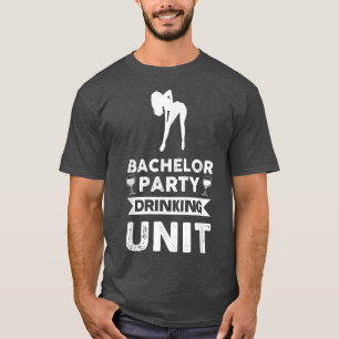 Camiseta Unidade de Bebida de Despedida de Solteiro 