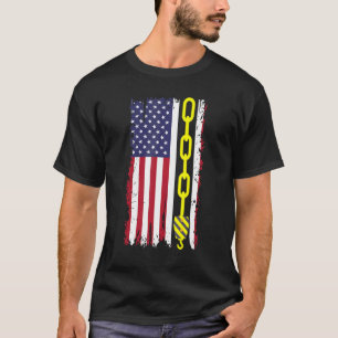 Camiseta Unidade de Caminhão de Linha Amarelo com Sinalizad