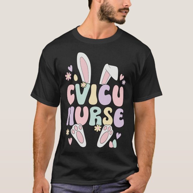 Camiseta Unidade De Cuidados Intensivos Cardiovasculares En (Frente)