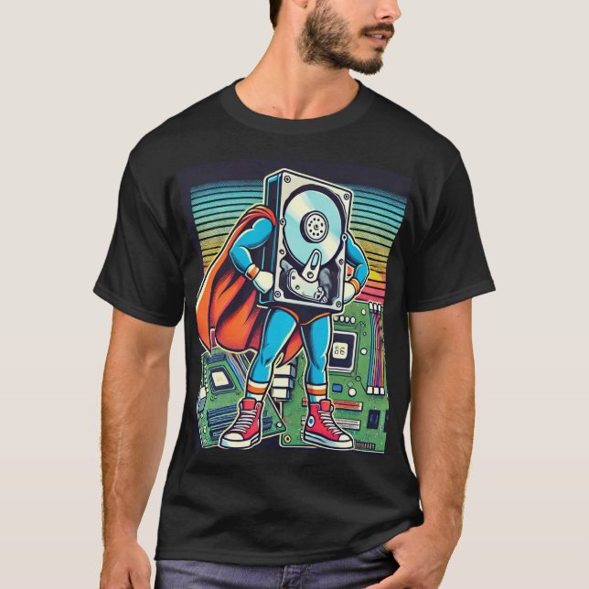 Camiseta Unidade de Duro de Super-Herói Retroativa - Inspir (Frente)