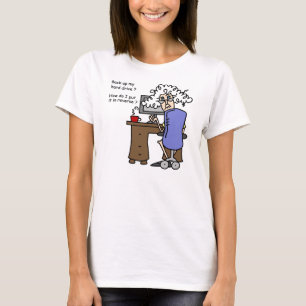 Camiseta Unidade de duro para trás com Humor
