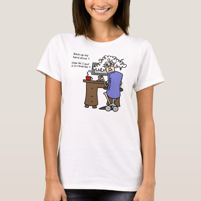 Camiseta Unidade de duro para trás com Humor (Frente)