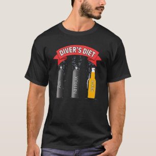 Camiseta Unidade de mergulho de cervejas com nitretos de di