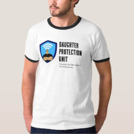 Camiseta Unidade de Proteção à Filha Design Divertido para