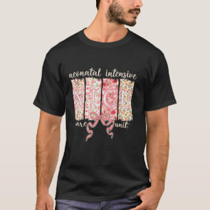 Camiseta Unidade de Terapia Intensiva Neonatal Laço Coquete