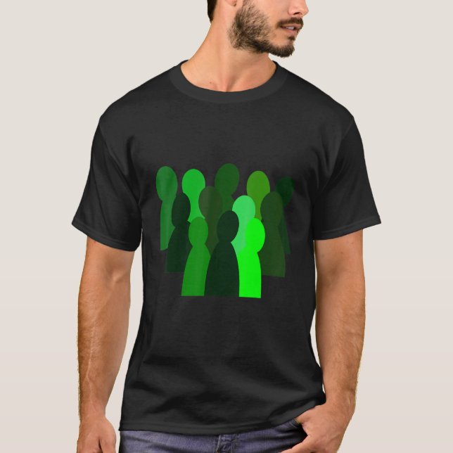 Camiseta Unidade de trabalho em equipe trabalhando em conju (Frente)