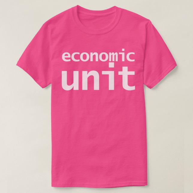 Camiseta Unidade econômica (Frente do Design)