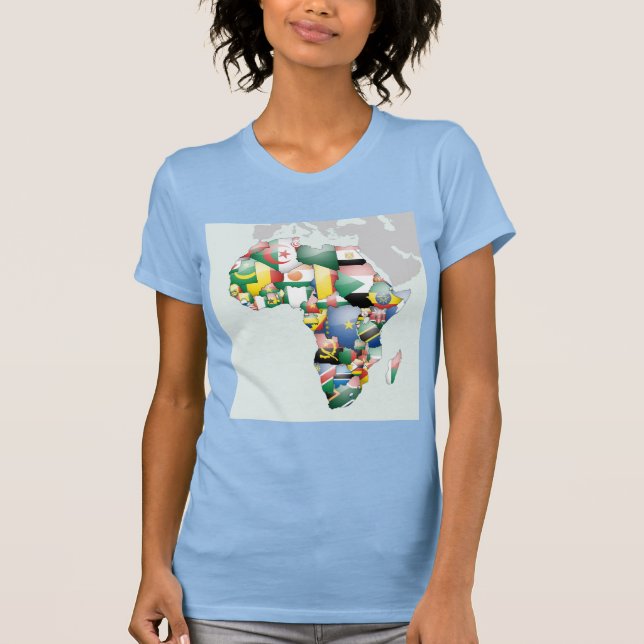 Camiseta Unidade na Diversidade: Coleção de Sinalizadores d (Frente)