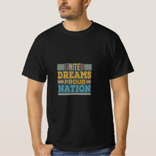 Camiseta Unidade na Diversidade. Design de camisa.