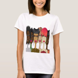 Camiseta "Unidade no Estilo" Camisola Fashion Faces