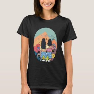 Camiseta Un'idea simpatico abbraccio per amante del amicizi