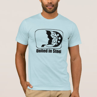 Camiseta Unido no t-shirt de aço