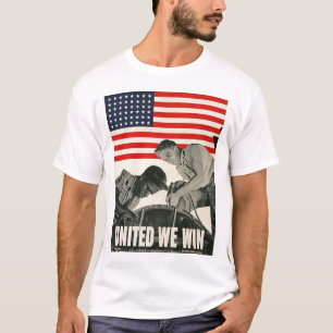 Camiseta Unido nós ganhamos a segunda guerra mundial