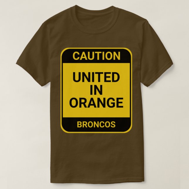 CAMISETA UNIDOS EM LARANJA (Frente do Design)
