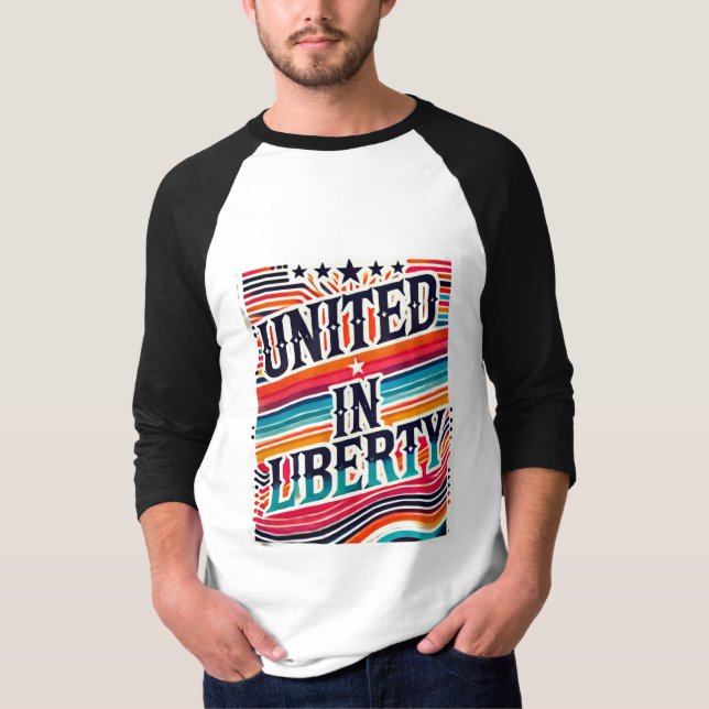 Camiseta Unidos em Liberdade (Frente)
