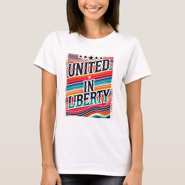 Camiseta Unidos em Liberdade (Frente)