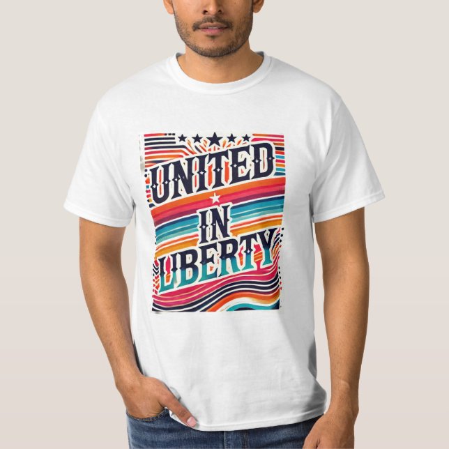 Camiseta Unidos em Liberdade (Frente)
