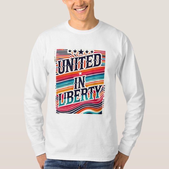Camiseta Unidos em Liberdade (Frente)
