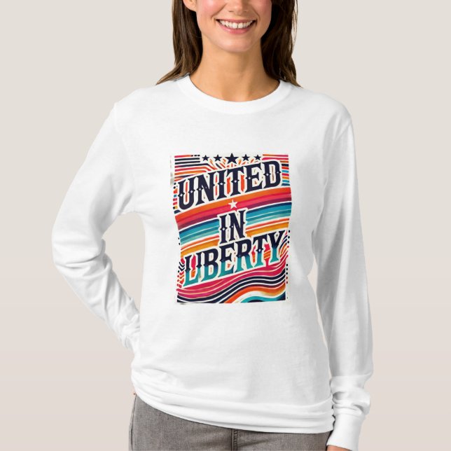 Camiseta Unidos em Liberdade (Frente)