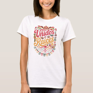 Camiseta Unidos en Races latina Herança hispânica Mês