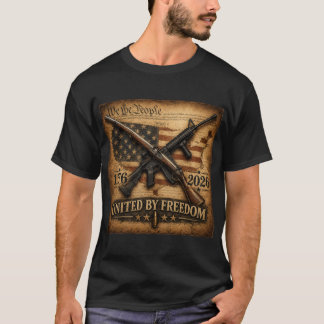 Camiseta unidos pela liberdade