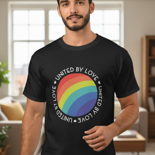Camiseta Unidos Por Amor Gay Lgbt Pride Lgbt