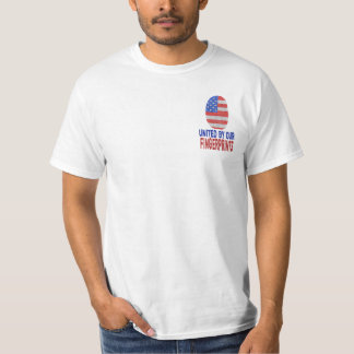 Camiseta Unidos por nossas impressões digitais