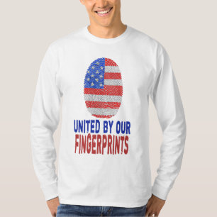 Camiseta Unidos por nossas impressões digitais
