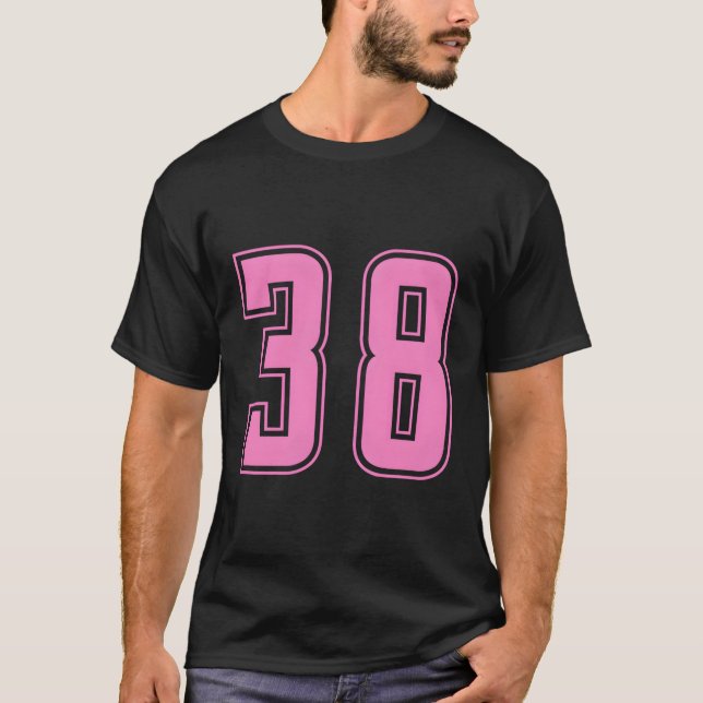 Camiseta Unif Numerado de Esportes Júnior do Time 38 da Taf (Frente)