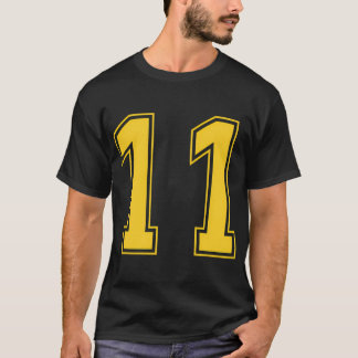 Camiseta Unifo Numerado Desportivo Júnior de Equipe 11 Amar