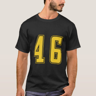 Camiseta Unifo Numerado Desportivo Júnior de Equipe 46 amar