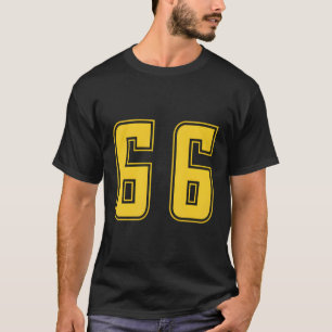 Camiseta Unifo Numerado Desportivo Júnior de Equipe 66 amar
