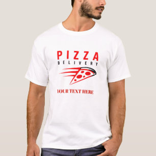 Camiseta 🍕 Uniforme da Equipe de Entrega da Pizzaria 🍕