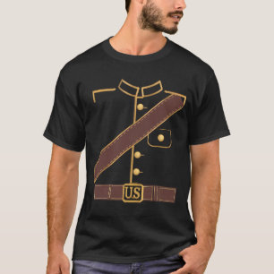 Camiseta Uniforme da Guerra Civil do Dia das Bruxas do Sind