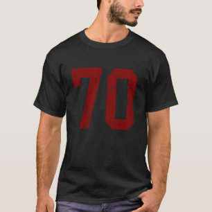Camiseta Uniforme de jogador camisola Marrom desgastado núm