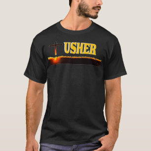 Camiseta Uniforme de Usher para a Igreja Cristã Homens Pre