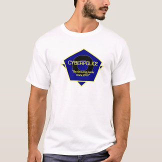 Camiseta Uniforme do oficial da polícia do Cyber