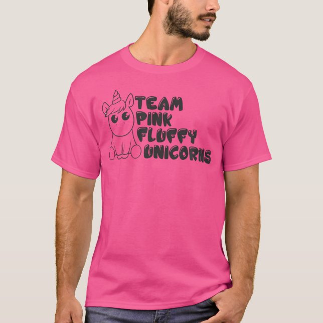 Camiseta Uniforme Fluffy Rosa de Equipe (Frente)