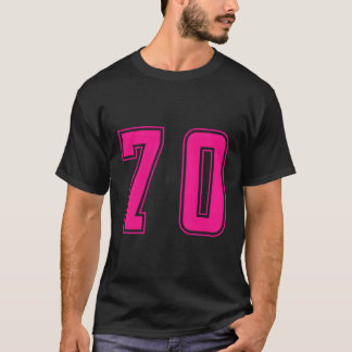 Camiseta Uniforme Numerada Desportiva Júnior do K Número 70