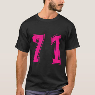 Camiseta Uniforme Numerada Desportiva Júnior do K Número 71