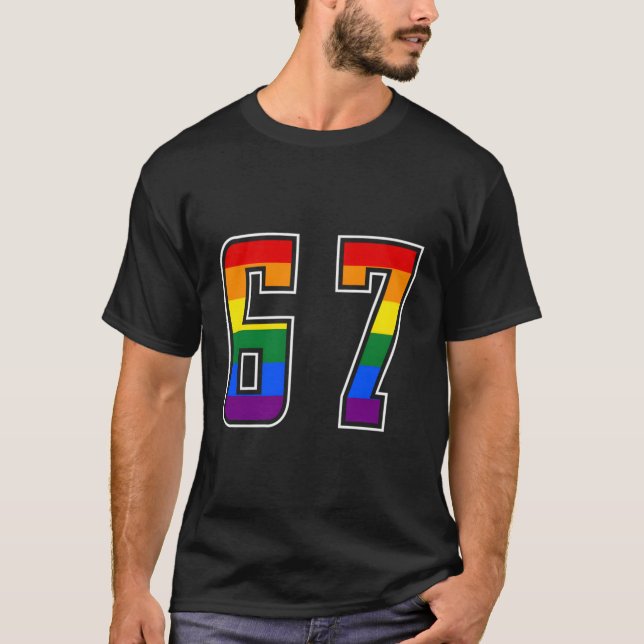 Camiseta Uniforme Numerada do Rainbow Número 67 Team Junior (Frente)