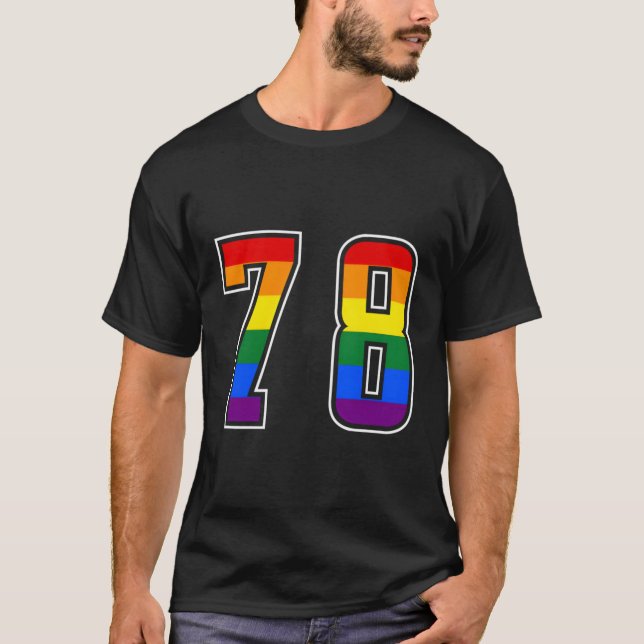 Camiseta Uniforme Numerada do Rainbow Número 78 Team Junior (Frente)