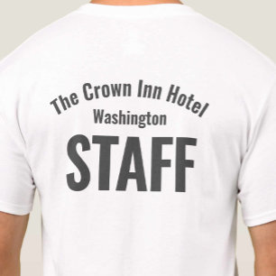 Camiseta Uniforme para Funcionários de Hotel