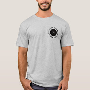 Camiseta Uniforme Pros Staff Logotipo Texto Escuro