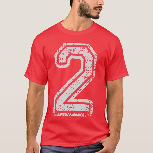 Camiseta Uniformes de time Número 2 de Escolas Esportivas B (Frente)